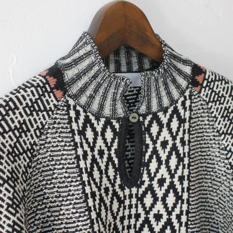 ASEEDONCLOUD アシードンクラウド　Kigansai Knit Blouse #black 【送料無料】