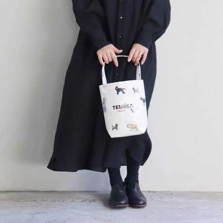 TEMBEA テンベア　BAGUETTE TOTE MINI PRINT CLEAR　#DOG-1【送料無料】