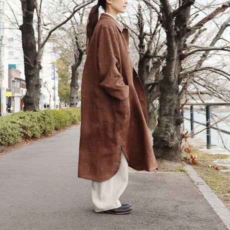SUSURI ススリ　イロープコート　＃brown 【送料無料】