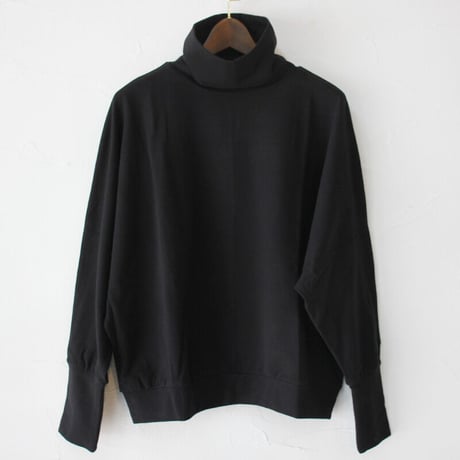 **またまた再入荷** LinenYa リネンヤ　コットンハイネックプルオーバー　#ネイビー、ブラック　【送料無料】