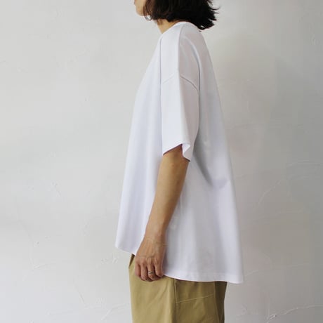 **再入荷** TRAVAIL MANUEL トラバイユマニュアル　ミディ天竺バックフレアTシャツ