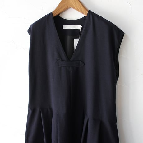 ASEEDONCLOUD アシードンクラウド　Chimney ash wool Study uniform dress #navy  【送料無料】