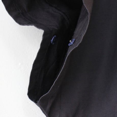 homspun ホームスパン　コットンリップストップポンチョ　#ネイビー　【送料無料】