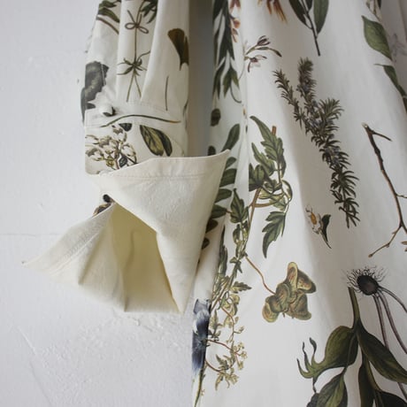 ASEEDONCLOUD アシードンクラウド　Tea garden flower print Tea garden gown #off white 【送料無料】