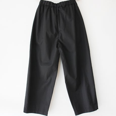 TRAVAIL MANUEL トラバイユマニュアル　コットントロピカルバームパンツ　#ブラック