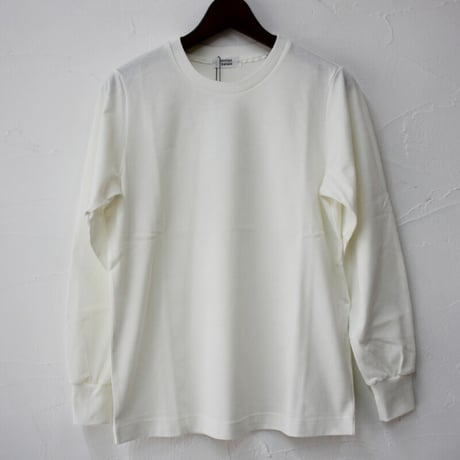 atelier naruse アトリエナルセ　バスクコットンカットソー（長袖）　basque cotton cut&sewn（long sleeves）