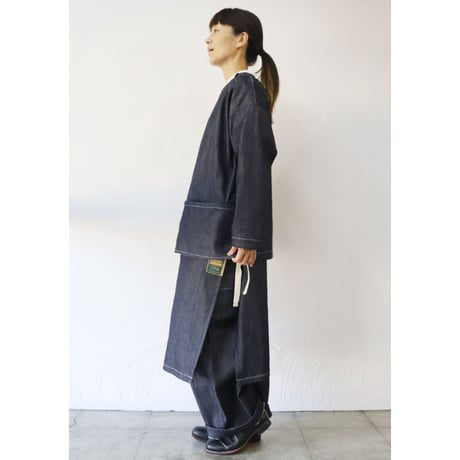 ASEEDONCLOUD アシードンクラウド HandWerker smock 起毛デニムスモック　#インディゴ【送料無料】
