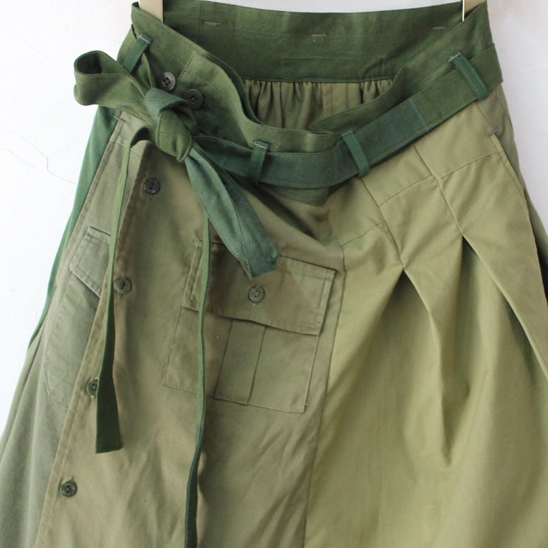ARTE POVERA アルテポーヴェラ RE-ARMEEシャツMIXアシンメトリー