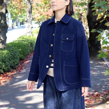ASEEDONCLOUD アシードンクラウド　Melton denim HandWerker meeting jacket メルトンデニムHWミーティングジャケット