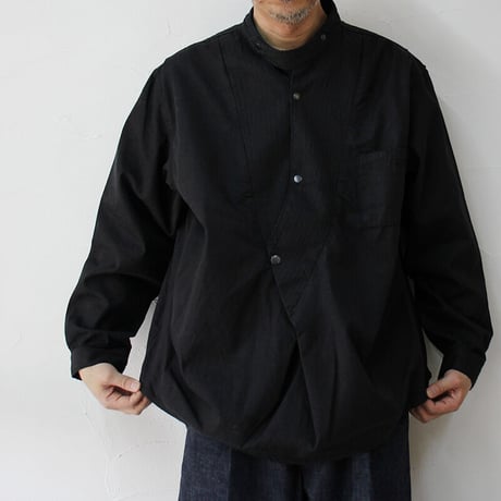 **再入荷** FUNSET OF ART ファンセットオブアート　WAGESAプルシャツ　＃ブラック　【送料無料】