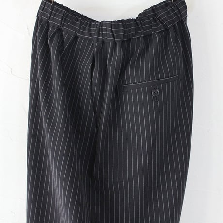 TRAVAIL MANUEL トラバイユマニュアル　T/Rトロレイバーパンツ　#グレー、ブラック、ネイビーストライプ　【送料無料】