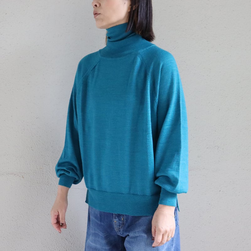 再入荷** atelier naruse アトリエナルセ ウールタートルネックニット