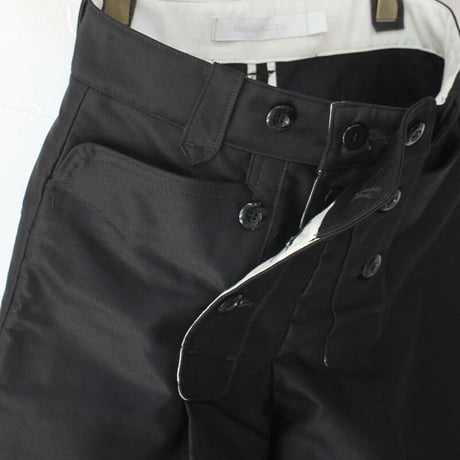ASEEDONCLOUD アシードンクラウド　Fieldstone moleskin Forest carpenter’s trousers #ブラック　【送料無料】