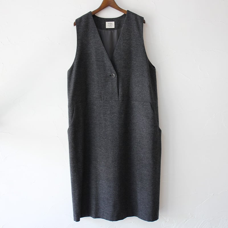 atelier naruse アトリエナルセ コットンウールヘリンボンジャンパー