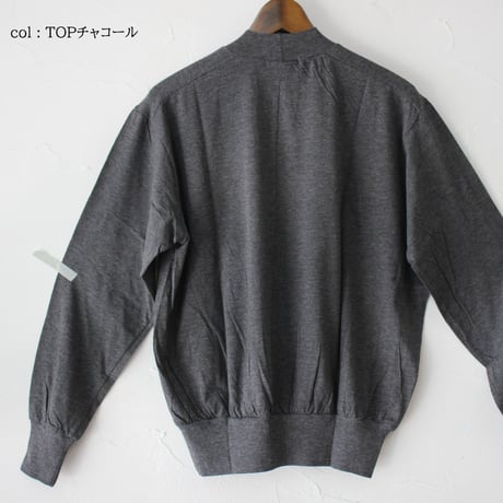 **2025a/w分到着** homspun ホームスパン　60/1天竺ハイネックプルオーバー　#サラシ、TOPグレー、TOPチャコール、ブラック