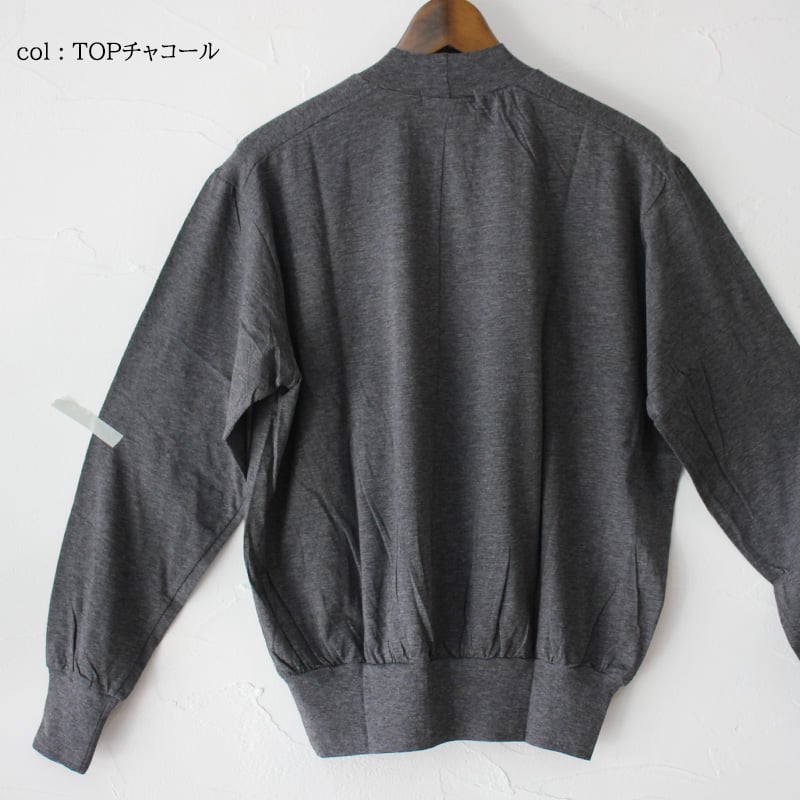 homspun ホームスパン 60/1天竺ハイネックプルオーバー #TOP homspun ホームスパン 60/1天竺ハイネックプルオーバー #TOP