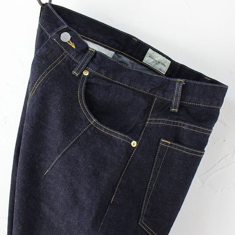 sasanqua by trees サザンカバイツリーズ　high rise loose taperd denim　ハイライズルーズテーパードデニム  #ivory , one wash