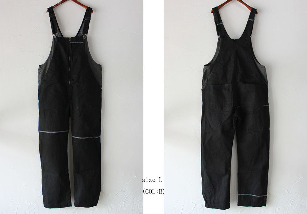 ナゴンスタンス　フィッシャーマン　 オーバーオール　ブラック fischerman overalls｜S｜Black｜dress｜någonstans official