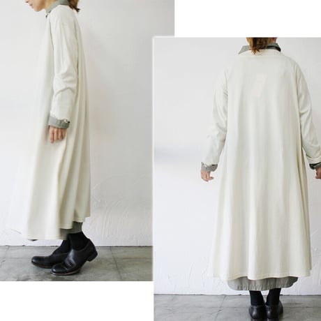amne アンヌ　Jersey bottle dress #natural,umber,chocolate 【送料無料】