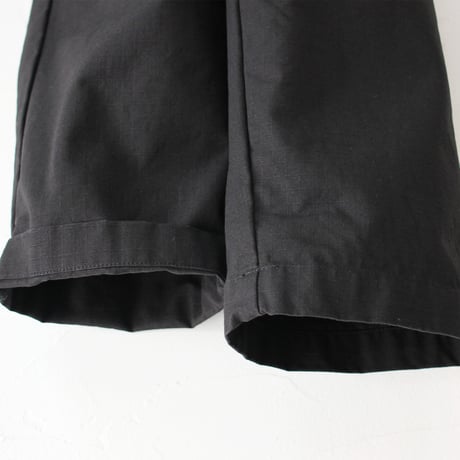 homspun ホームスパン　リップストップウエストギャザーパンツ　#オリーブ、ブラック