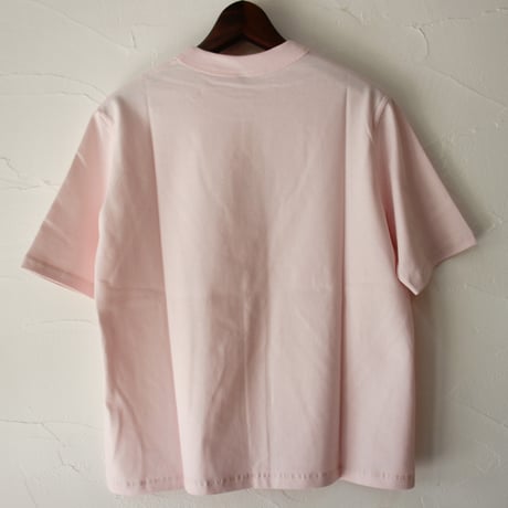 TRAVAIL MANUEL トラバイユマニュアル　クラシック天竺ノームTシャツ　#ホワイト、ブラック、マスタード、ネイビー、モカ、ピンク