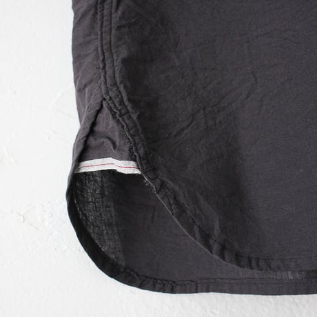 ARTE POVERA アルテポーヴェラ　インドセルビッチスタンドフレンチシャツ　#ホワイト、スミクロ