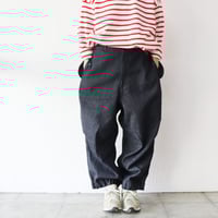 FUNSET OF ART ファンセットオブアート　綿麻デニムバルーンパンツ　#インディゴ　【送料無料】