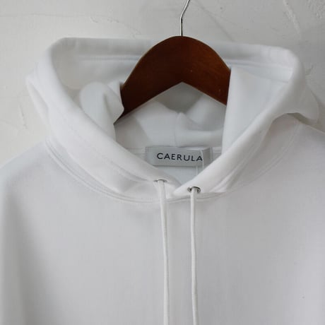 CAERULA カエルラ　TC sweat BIG hoodie 裏起毛スウェットBIGパーカー  #ホワイト、ブラック　【送料無料】