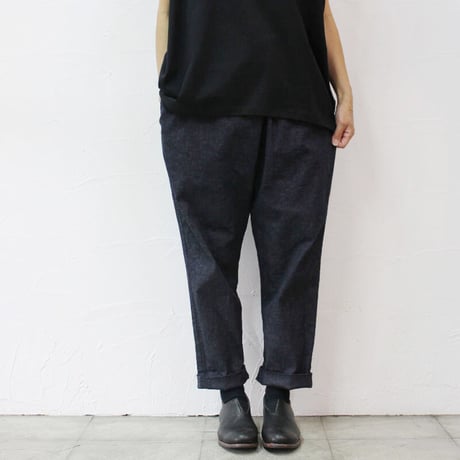**再入荷** TRAVAIL MANUEL トラバイユマニュアル　10.3ozC/Lストレッチデニムノームパンツ　#LT.INDIGO、INDIGO 【送料無料】