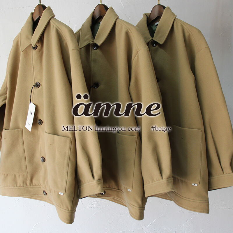 amne アンヌ MELTON harrington coat メルトンハリントンコート #ベ