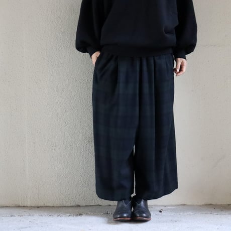 **2025a/w分到着**atelier naruse アトリエナルセ　wool flannel gaucho pants　ウールフラノガウチョパンツ　【送料無料】