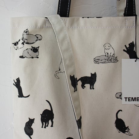 TEMBEA テンベア　3HANDLE TOTE PRINT　#CAT　【送料無料】