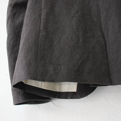 **再入荷** atelier naruse アトリエナルセ　リネンテーラードジャケット　linen tailored jacket　#ベイジュ、チャコール
