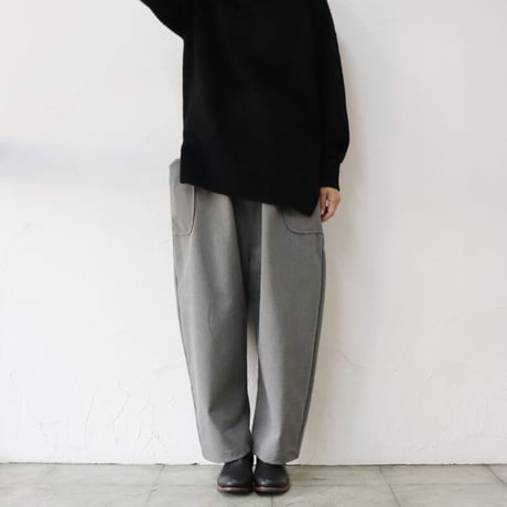 sasanqua by trees サザンカバイツリーズ　marumi pants　まるみパンツ　#グレー、ブラック