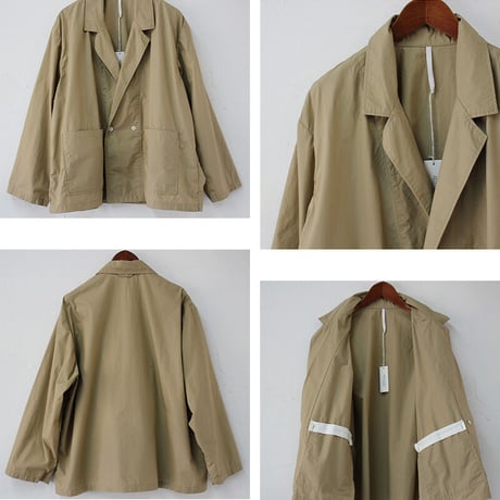 ARTE POVERA アルテポーヴェラ　タイプライタータンブルダブルジャケット　♯ベージュ、ネイビー　【送料無料】