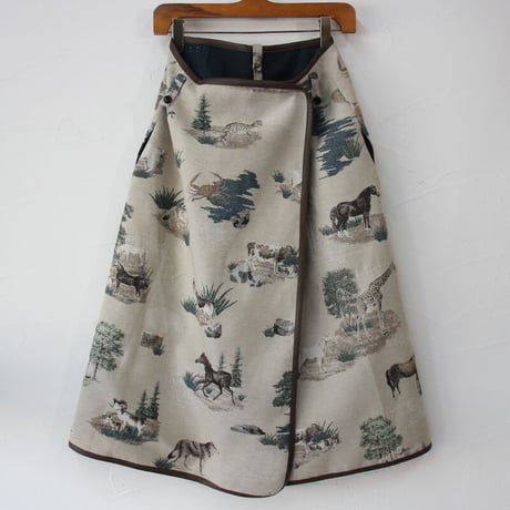 ASEEDONCLOUD アシードンクラウド 　Constellation cloth x New functional cloth Zephyros wrap skirt