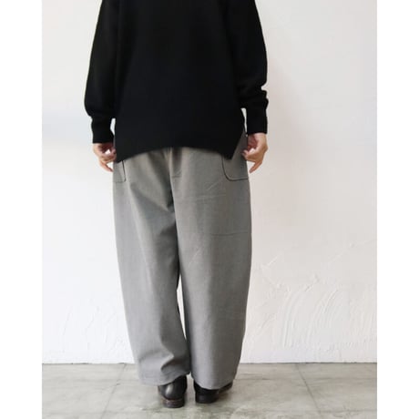 sasanqua by trees サザンカバイツリーズ　marumi pants　まるみパンツ　#グレー、ブラック