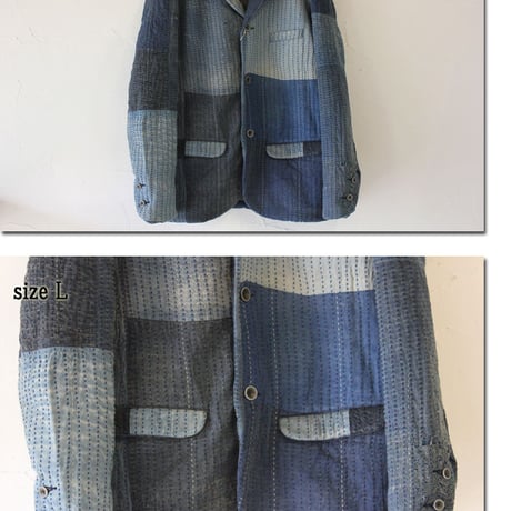FUNSET OF ART ファンセットオブアート　RANRU刺し子パブロジャケット RANRU"SASHIKO"Poblo JK　＃インディゴ　【送料無料】
