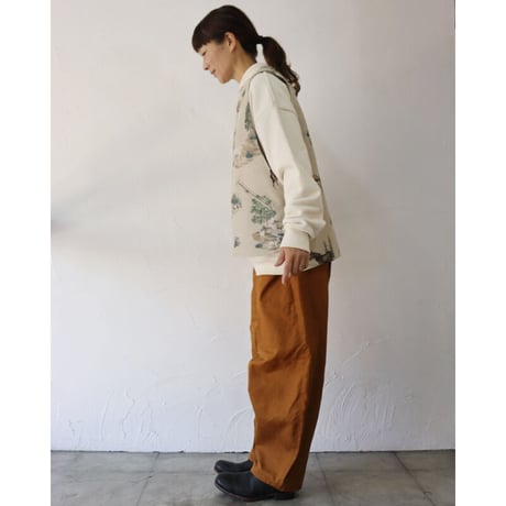 ASEEDONCLOUD アシードンクラウド  Constellatoin cloth Hiraeth waistcoat #beige 【送料無料】