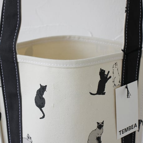TEMBEA テンベア　BAGUETTE TOTE SMALL PRINT　#CAT　【送料無料】