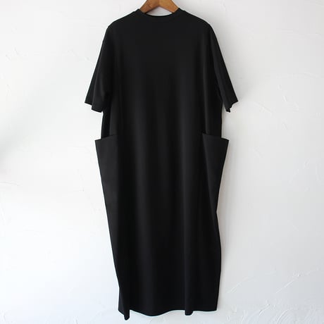 **再入荷・SuKiMs別注丈あり** atelier naruse アトリエナルセ　cotton punch box one-piece コットンポンチボックスワンピース　#ブラック
