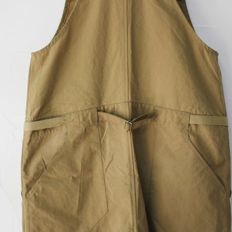 ASEEDONCLOUD アシードンクラウド　Oiled sail cotton Shared work wader　#camel　【送料無料】