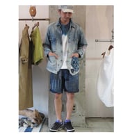 FUNSET OF ART ファンセットオブアート　TANZEN刺し子ハリーショートパンツ　♯インディゴ　【送料無料】