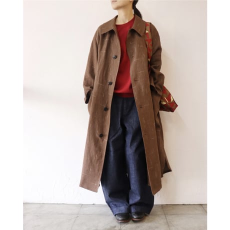 SUSURI ススリ　イロープコート　＃brown 【送料無料】
