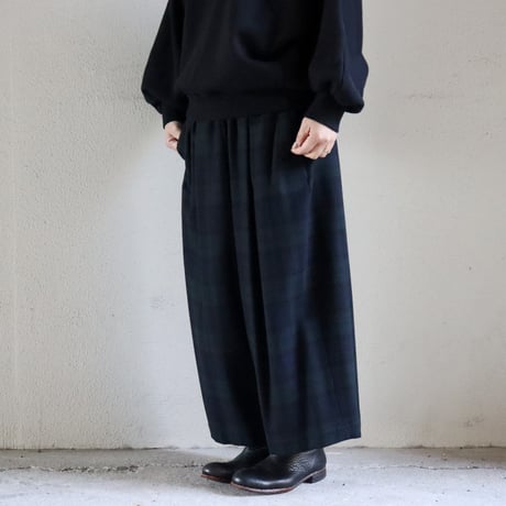 **2025a/w分到着**atelier naruse アトリエナルセ　wool flannel gaucho pants　ウールフラノガウチョパンツ　【送料無料】