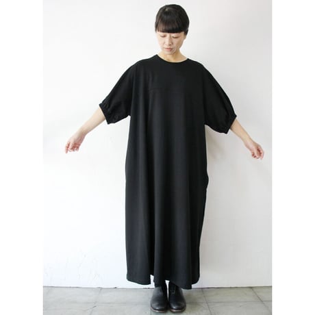 **再入荷** amne アンヌ YOKE dress ヨークドレス  #レッド、ブラック　【送料無料】