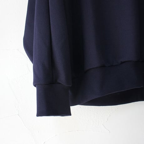 **ブラック再入荷** TRAVAIL MANUEL トラバイユマニュアル  ラスター裏毛ワイドスリーブスウェット　#ホワイト、ネイビー、ブラック　【送料無料】