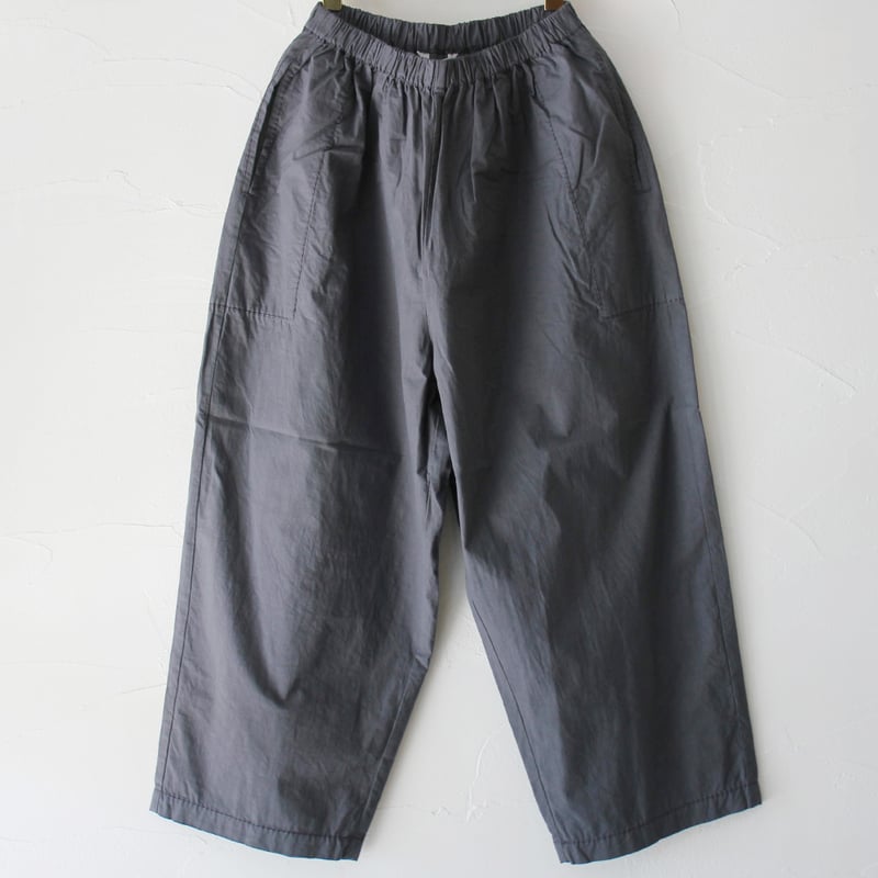 再入荷** homspun ホームスパン バルキーシーチング薄手ギャザーパンツ