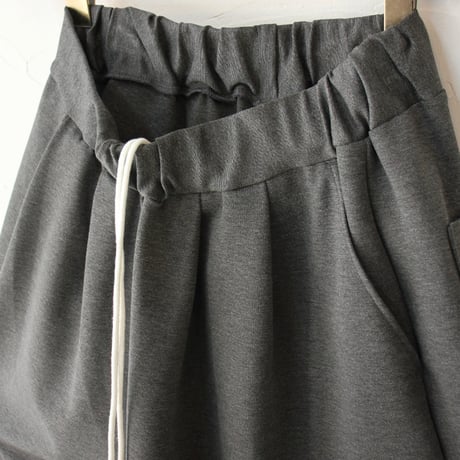 ARTE POVERA アルテポーヴェラ　ポルテックスポンチ2タックワイドパンツ　#ダークグレー