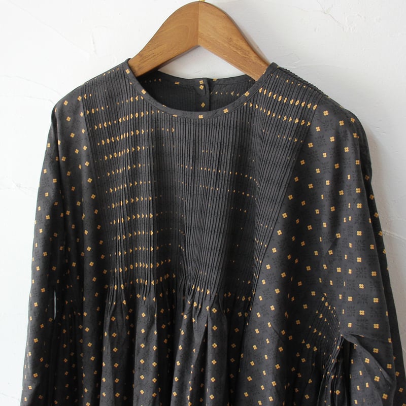 maison de soil メゾンドソイル 80sコットンコントラスト花柄